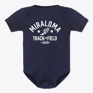 Miraloma Elementary School Track and Field Baby Onesie