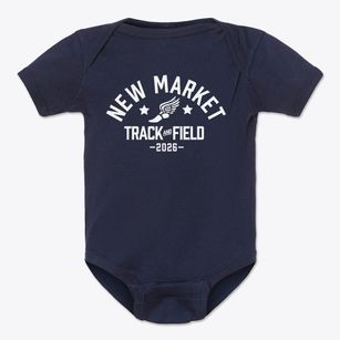 New Market Elementary School Track and Field Baby Onesie