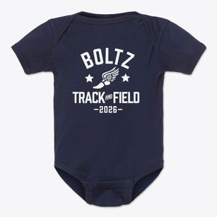 Boltz Junior High School Track and Field Baby Onesie