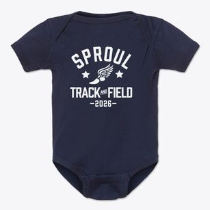 Sproul Junior High School Track and Field Baby Onesie