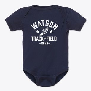 Watson Junior High School Track and Field Baby Onesie
