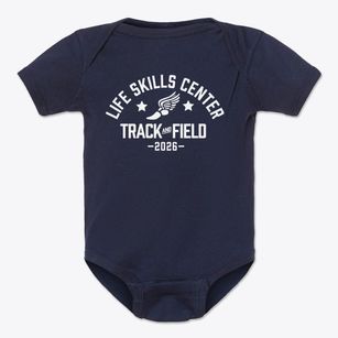 Life Skills Center Of Denver Track and Field Baby Onesie
