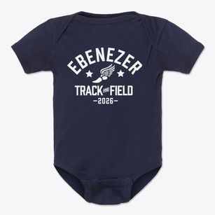 Ebenezer Lutheran School Track and Field Baby Onesie