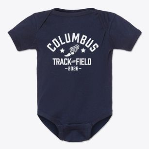 Columbus Magnet Elementary School Track and Field Baby Onesie