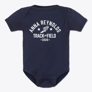 Anna Reynolds Elementary School Track and Field Baby Onesie