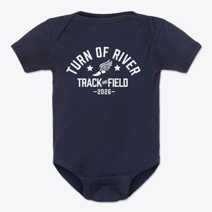 Turn Of River Middle School Track and Field Baby Onesie
