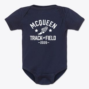 Mcqueen School Track and Field Baby Onesie