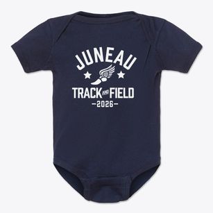 Juneau Christian School Track and Field Baby Onesie
