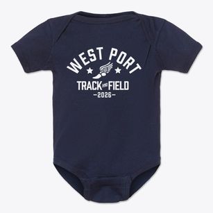 West Port High School Track and Field Baby Onesie