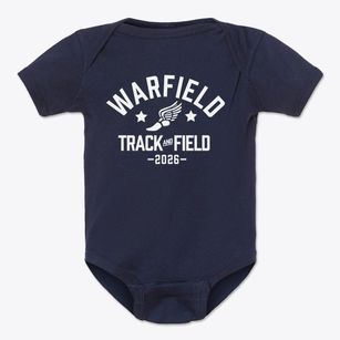 Warfield Elementary School Track and Field Baby Onesie