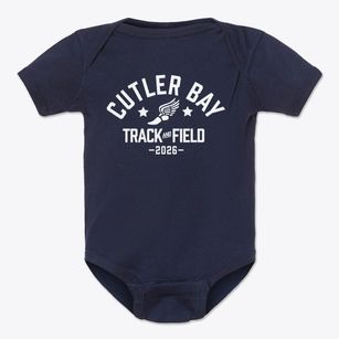 Cutler Bay Middle School Track and Field Baby Onesie