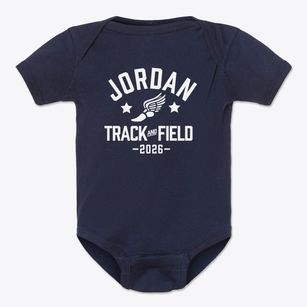 Jordan Elementary School Track and Field Baby Onesie