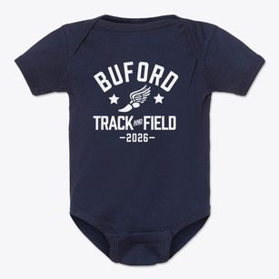 Buford Middle School Track and Field Baby Onesie