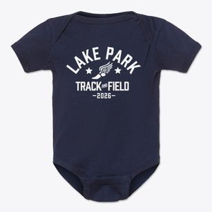 Lake Park Elementary School Track and Field Baby Onesie