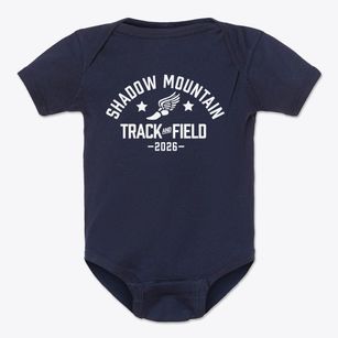 Shadow Mountain High School Track and Field Baby Onesie