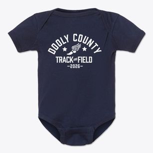 Dooly County Elementary School Track and Field Baby Onesie