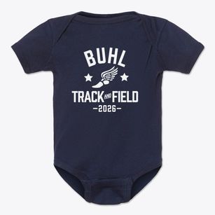 Buhl High School Track and Field Baby Onesie