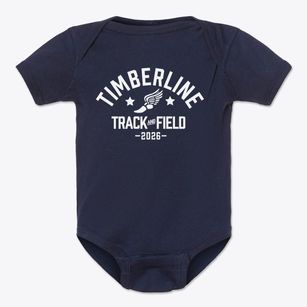 Timberline High School Track and Field Baby Onesie