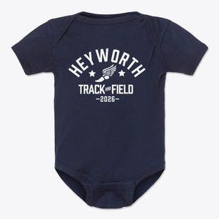Heyworth Elementary School Track and Field Baby Onesie