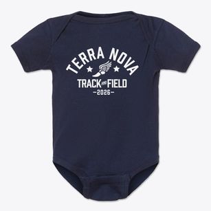 Terra Nova Academy Track and Field Baby Onesie