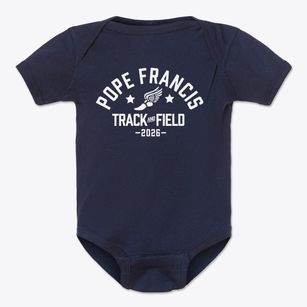 Pope Francis Global Academy Track and Field Baby Onesie