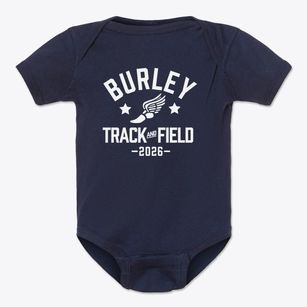 Burley Elementary School Track and Field Baby Onesie