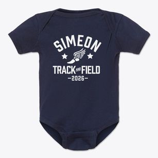 Simeon Career Academy Track and Field Baby Onesie