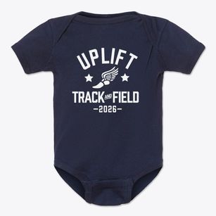 Uplift Community High School Track and Field Baby Onesie