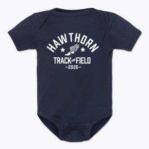 Hawthorn Kindergarten Center Track and Field Baby Onesie