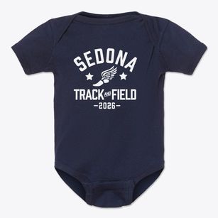 Sedona Charter School Track and Field Baby Onesie