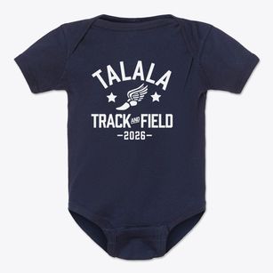 Talala Elementary School Track and Field Baby Onesie