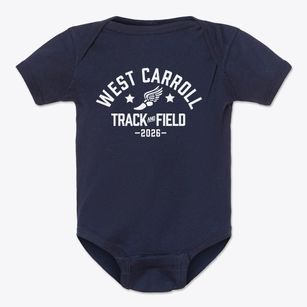 West Carroll High School Track and Field Baby Onesie