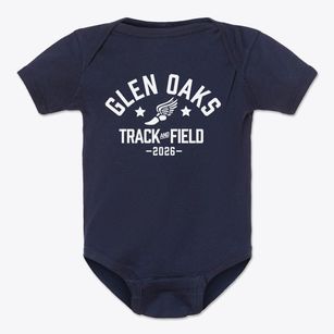 Glen Oaks Theraputic Day School Track and Field Baby Onesie