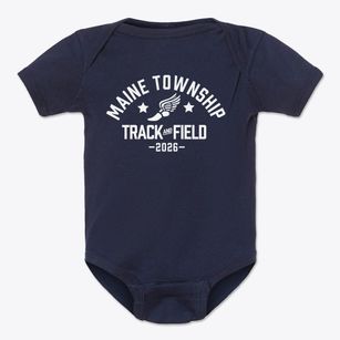 Maine Township High School Track and Field Baby Onesie
