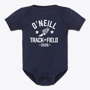 O'neill Middle School Track and Field Baby Onesie