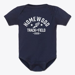 Homewood Christian Academy Track and Field Baby Onesie