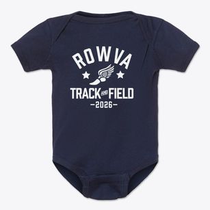 Rowva Junior High School Track and Field Baby Onesie