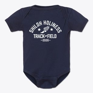 Shiloh Holiness Christian School Track and Field Baby Onesie