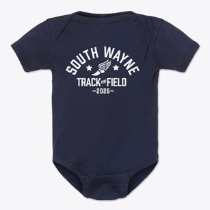 South Wayne Elementary School Track and Field Baby Onesie