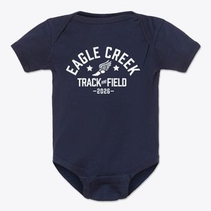 Eagle Creek Elementary School Track and Field Baby Onesie