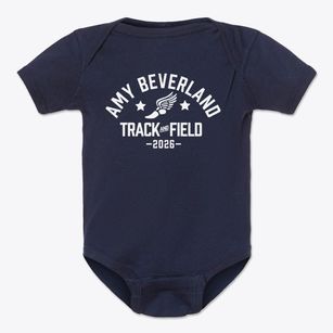 Amy Beverland Elementary School Track and Field Baby Onesie