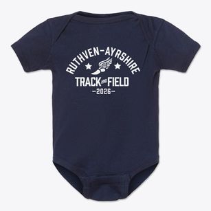 Ruthven-ayrshire School Track and Field Baby Onesie