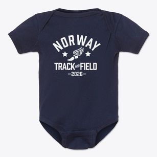 Norway School Track and Field Baby Onesie