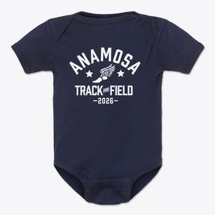Anamosa High School Track and Field Baby Onesie