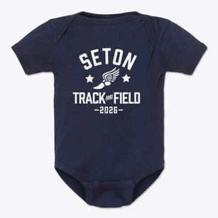 Seton Catholic School Track and Field Baby Onesie
