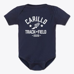 Carillo Intermediate Magnet School Track and Field Baby Onesie