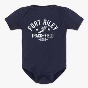 Fort Riley Middle School Track and Field Baby Onesie