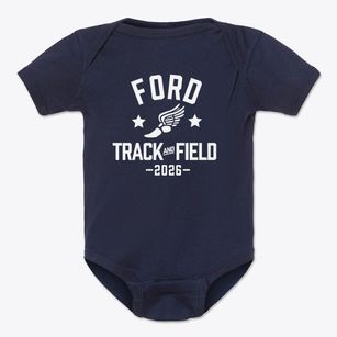 Ford Elementary School Track and Field Baby Onesie