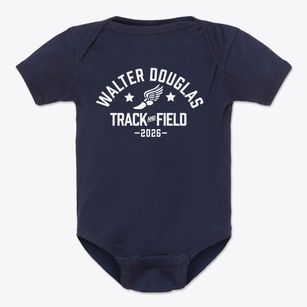 Walter Douglas Elementary School Track and Field Baby Onesie