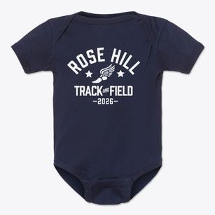 Rose Hill Primary School Track and Field Baby Onesie